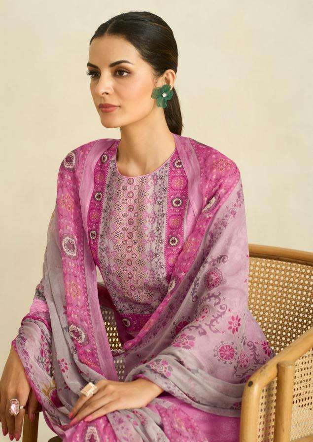 Sadhana Raabta Fancy Handwork Lawn Cotton Salwar Suit _ Surat Wholesale Market Price ( 6 Pcs Catalog )